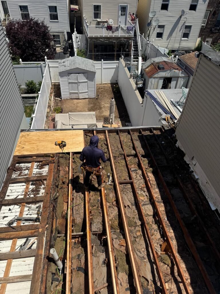 Jersey City NJ roof replacement project photo 2