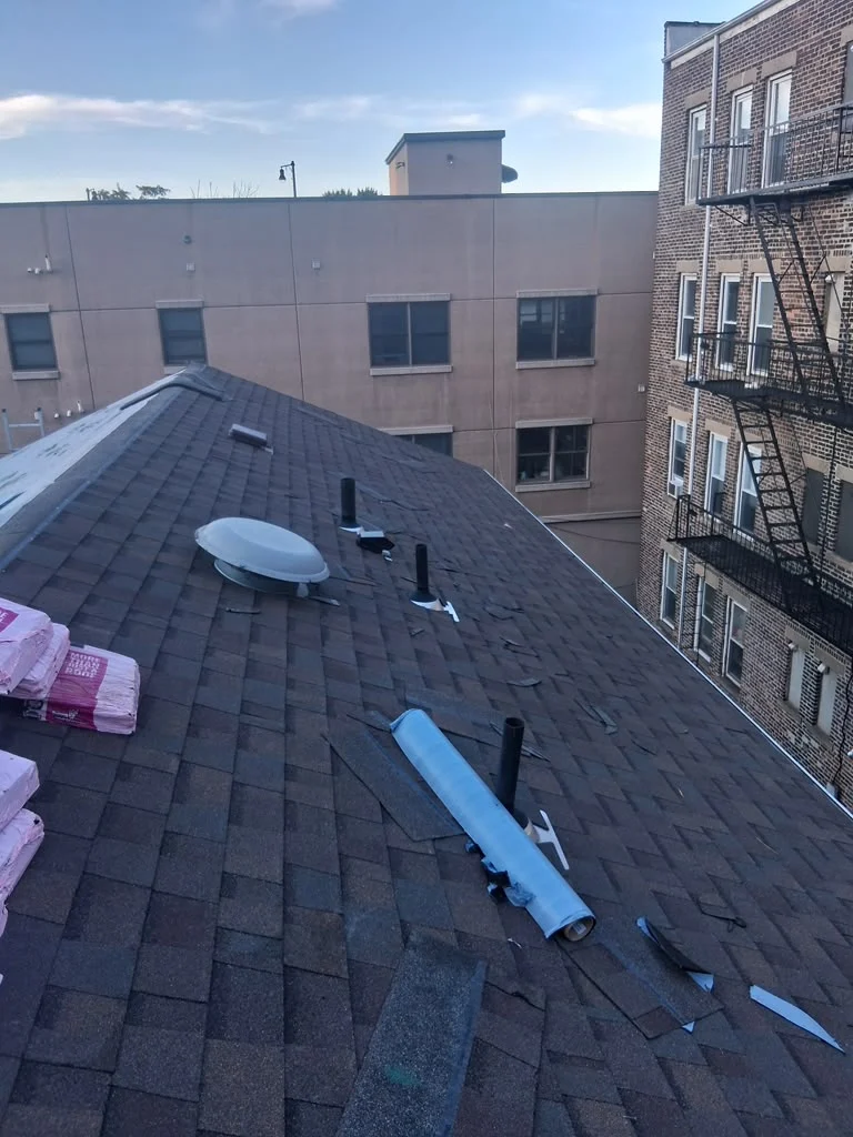 Asphalt Shingle Roof Replacement Project in Jersey City, NJ