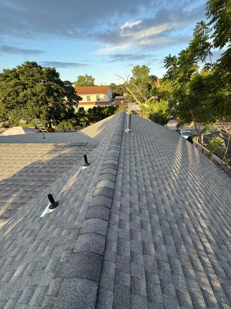 Completed hip and ridge roof replacement in Toms River